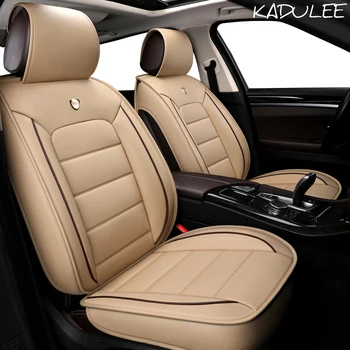 

KADULEE pu Car seat cover set For Ssangyong Rodius ActYon Rexton Korando Tivolan XLV automobiles seat covers auto accessories
