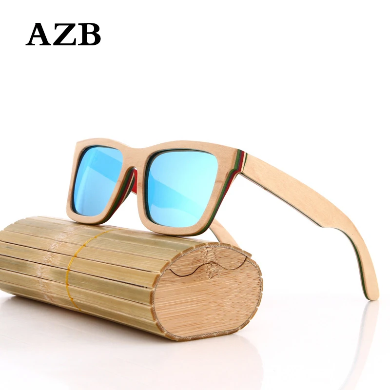 Новые товары AZB 2018 мужские и женские солнцезащитные очки квадратные винтажные