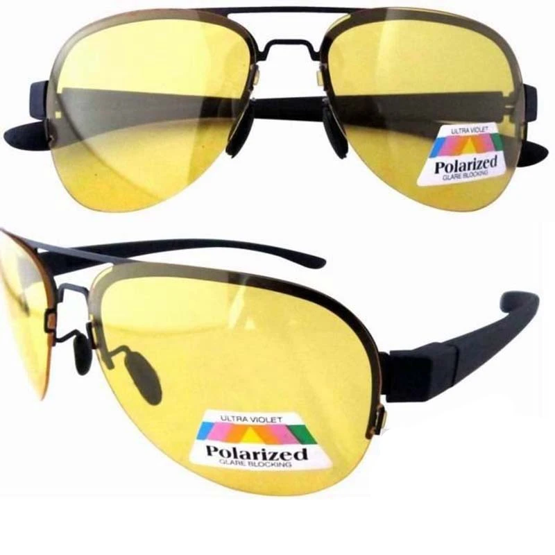 P11001 1 Yellow High Definition Polarized HD Night Driving Sunglasses