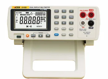 

VICTOR VC8145B Bench-Type Dual Display Digital Multimeter, 33000 count Auto Range,USB interface Monitoring,free express shipping