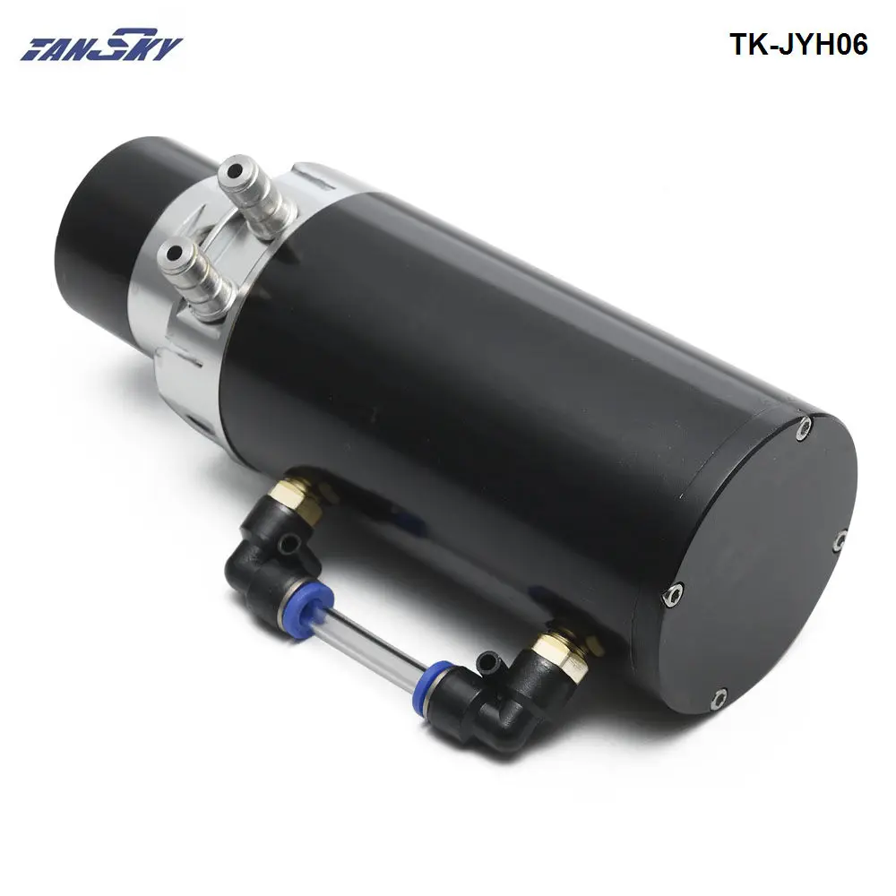 Tansky-алюминиевый резервуар для топливного масла, резервуар для дыхания, баллон+ вакуумный манометр, маслоуловитель, бак TK-JYH06