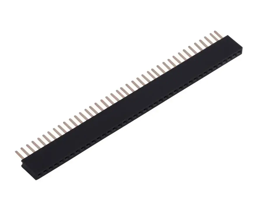 5 шт. шаг 1 27 мм 1x4 0/50Pin 40/50 контактный гнездовой Однорядный прямой разъем |
