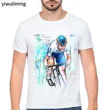 Питер Саган уличная футболка мужские лучшие футболки homme одежда короткий круглый вырез Футболка мужская tasher белые женские футболки