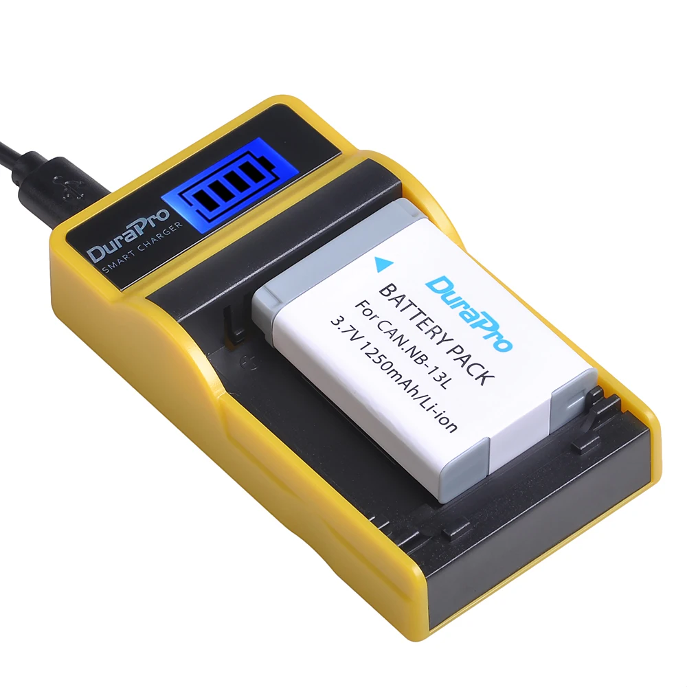 

1pc NB-13L NB 13L 1250mAh Rechargeable Camera Battery Pack+ USB Charger for Canon G5X G7X G9X G7 X Mark II SX720 HS
