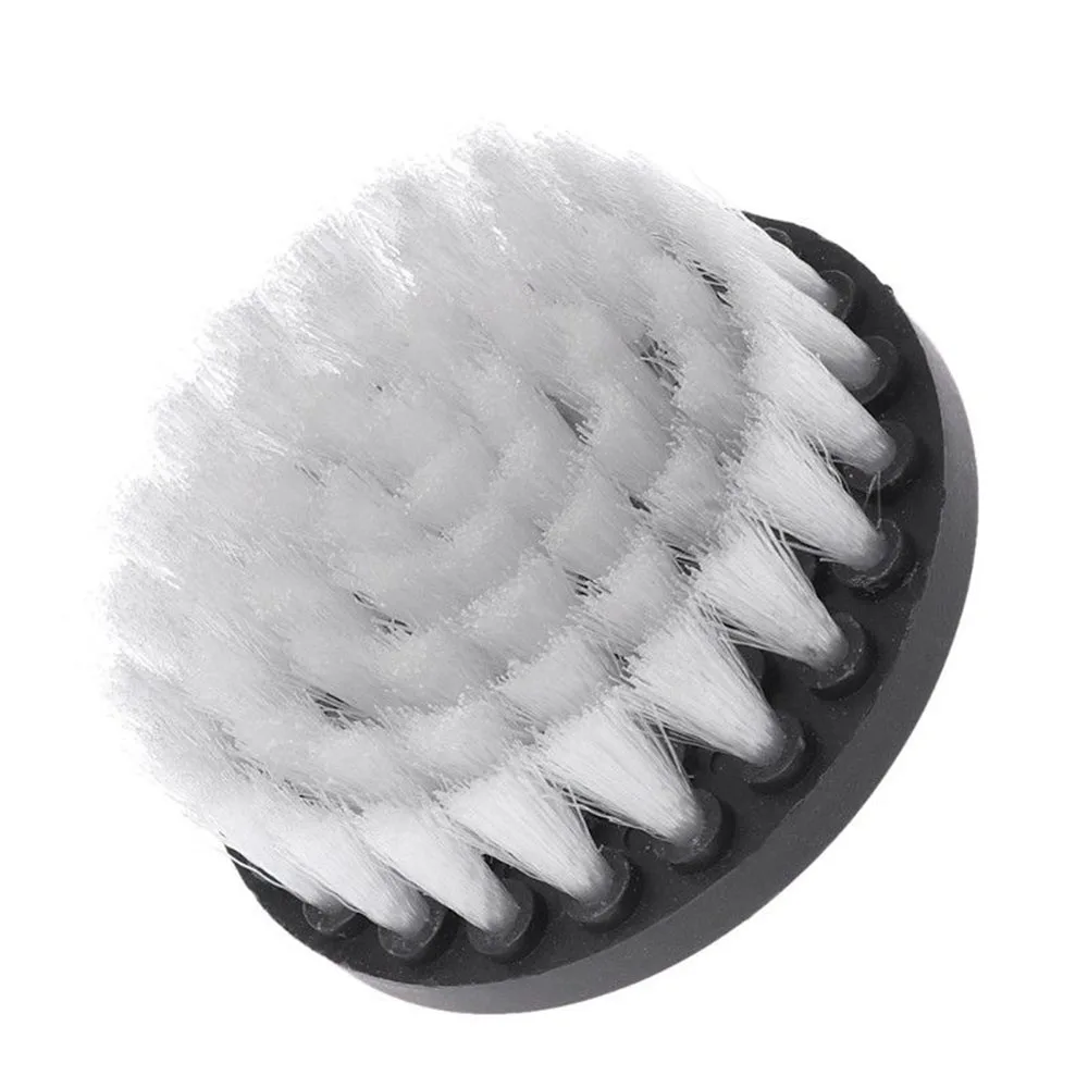 Electric Drill Drilling Cleaning Brush Plastic Bristles Round Disc