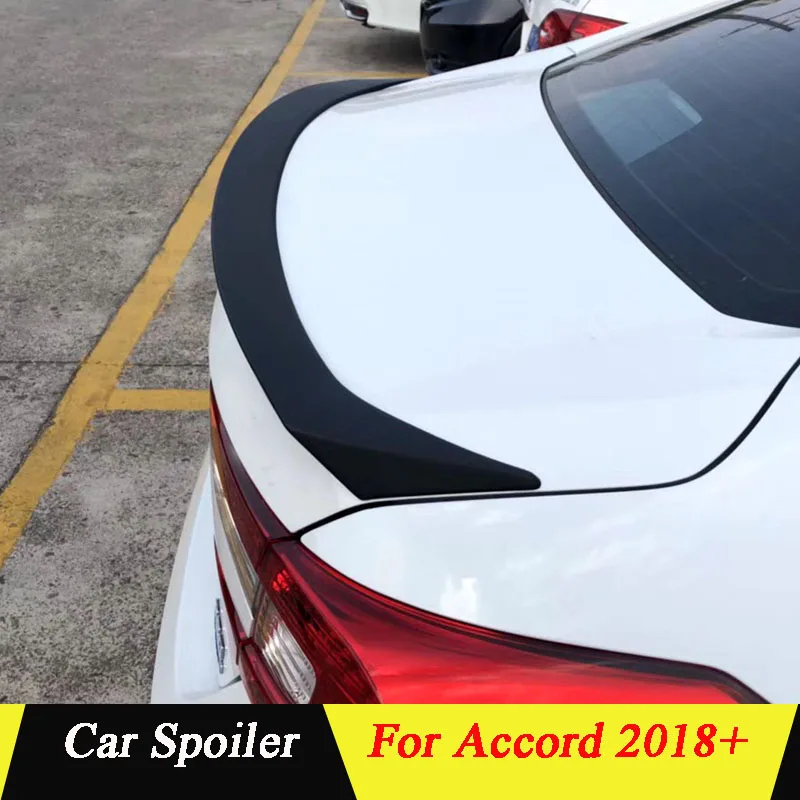 Для Honda Accord ABS пластик грунтовка Цвет Внешний задний спойлер хвост багажник загрузки крыло украшение автомобиля Стайлинг