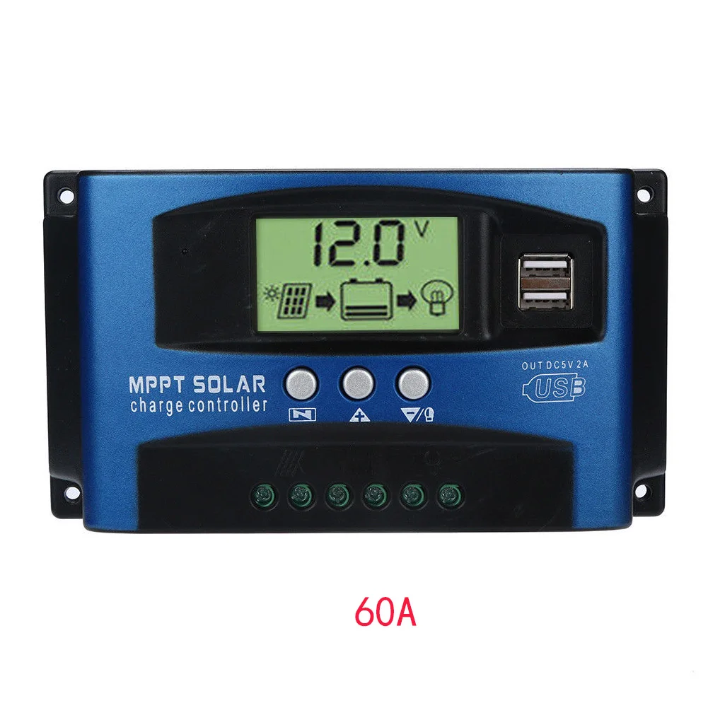 

Equipment Automatic LCD Display Solar Controllers Panel Regulator Charge Tracking Protect Battery Home MPPT