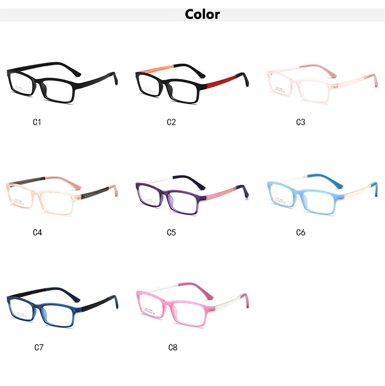 Модная студенческая оправа для очков для мальчиков и девочек TR90 силиконовые Безопасные гибкие детские очки для близорукости оптические очки для детей оправа для очков