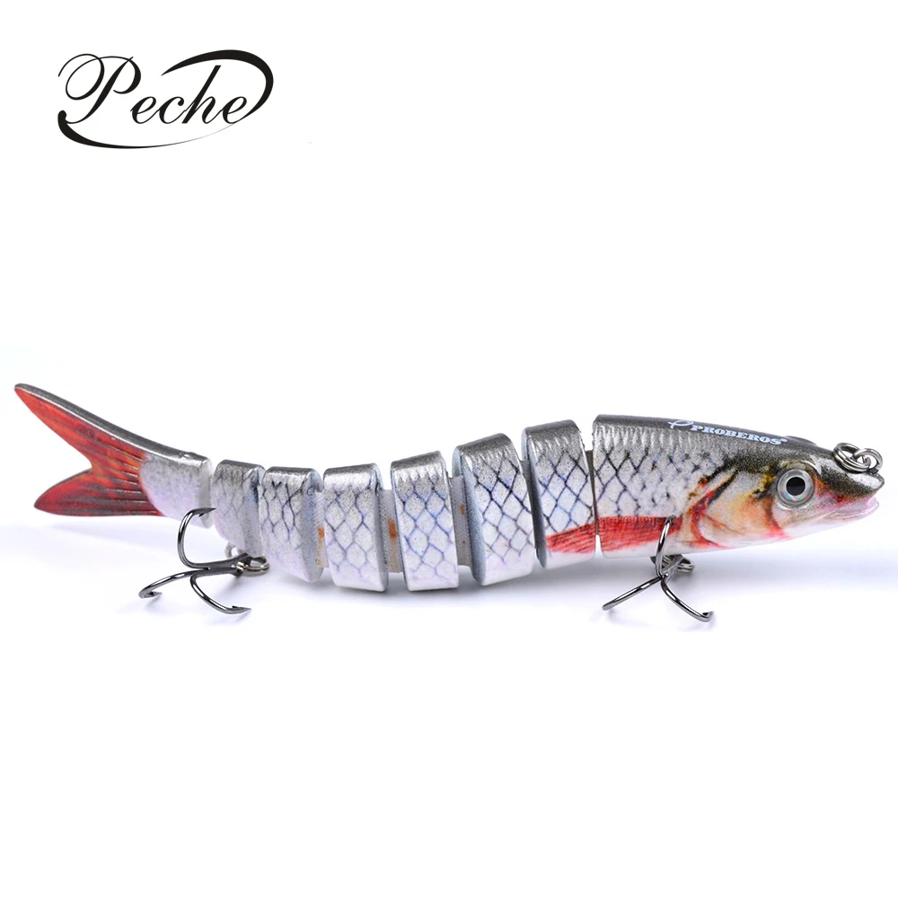 

8 Segments Sinking Fishing Lures Wobblers Swimbaits Hard Baits Fishing Tackle For Sea Fishing Lifelike Crankbait Bass Isca Pesca