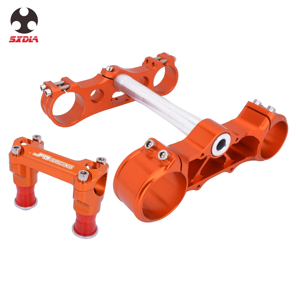 Тройное крепление для рулевого стержня с зажимом KTM SX SXF XCF XCW XCFW EXC 2003 2004 2005 2006 2007 2008