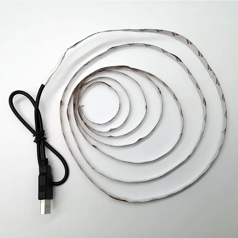 5 в USB мощность Светодиодная лента 3528 SMD HDTV TV Настольный ПК экран подсветка и
