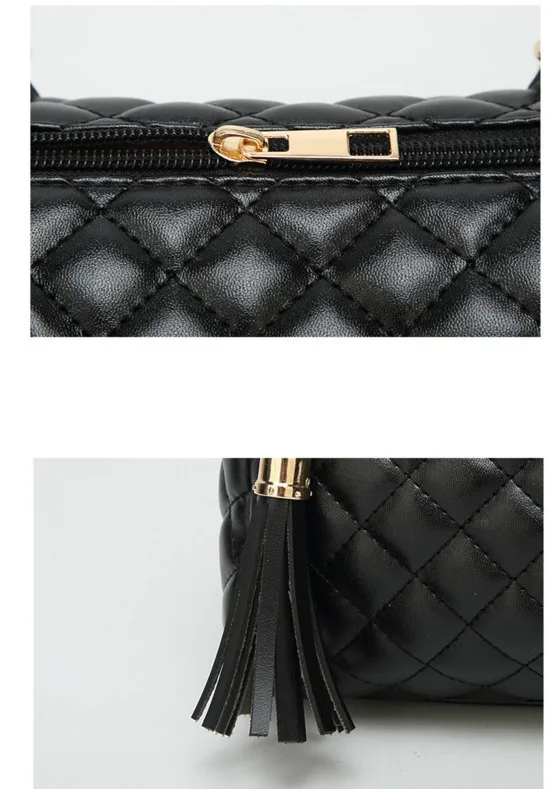 Famous Brand Messenger Bags Luxury Real Leather Shoulder Bag Quilted Designer Pink Vintage Small Chain Crossbody Bags For Women