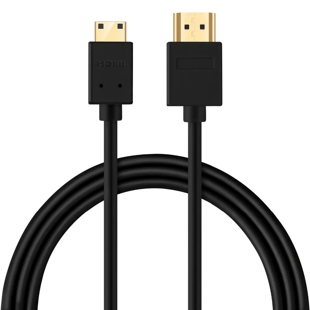 Lungfish High-Speed HDMI Cable to Mini HDMI Cable (1m 1.5m 2m 3m 5m) Supports 3D&4K Resolution, Ethernet, 1080P and Audio Return