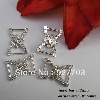 

(CM53 12mm)500pcs rhinestone crystal buckle for wedding deacoration