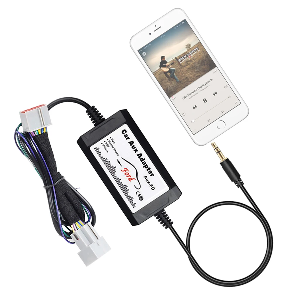 

Car Stereo AUX Adapter Auxiliary Input Mp3 Interface for Ford Lincoln Zephyr 2006 [Fits OEM Factory Radio]