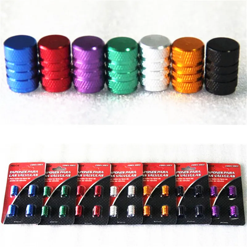 New 4Pcs Car Wheel Tire Valves Tyre Stem Air Caps Airtight Cover