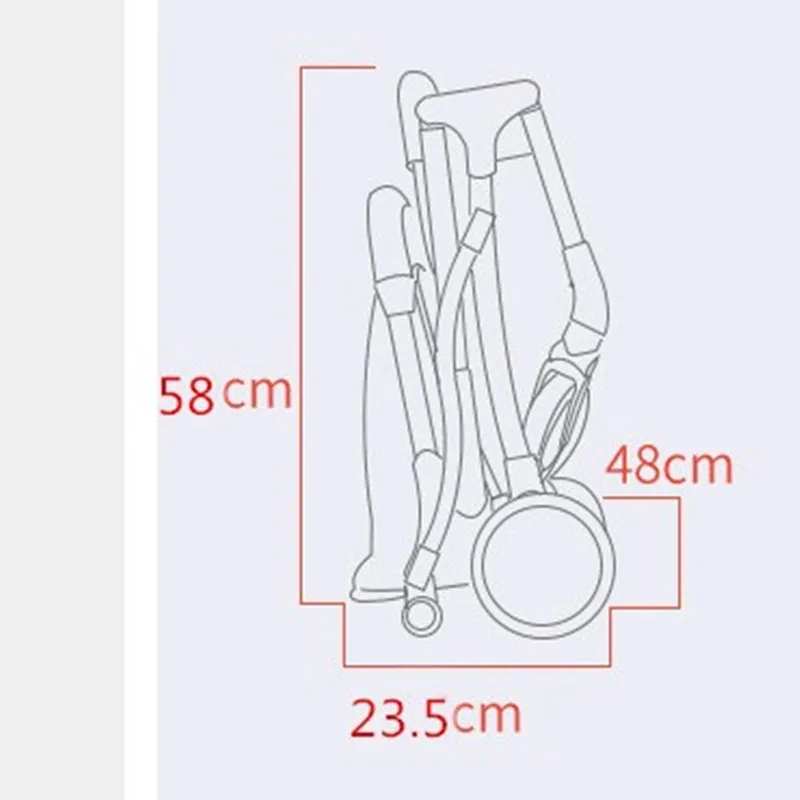 Детская коляска может использоваться в качестве лежачего, легкого складывания, ультра-легкая детская коляска и зонта ребенка Тролль ey для новорожденных