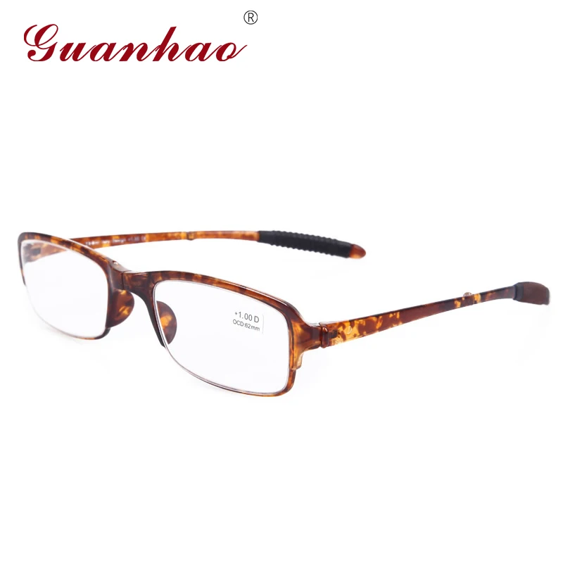 

Guanhao Slim Ultralight Folding Reading Glasses Foldable Man Women Diopter Myopia Optical Glasses Frame Spectacles Case 1.0 1.5