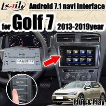 Android 7,1 gps навигационная коробка для Volkswagen golf7- с LVDS видео интерфейс Поддержка carplay, android Авто по Lsailt