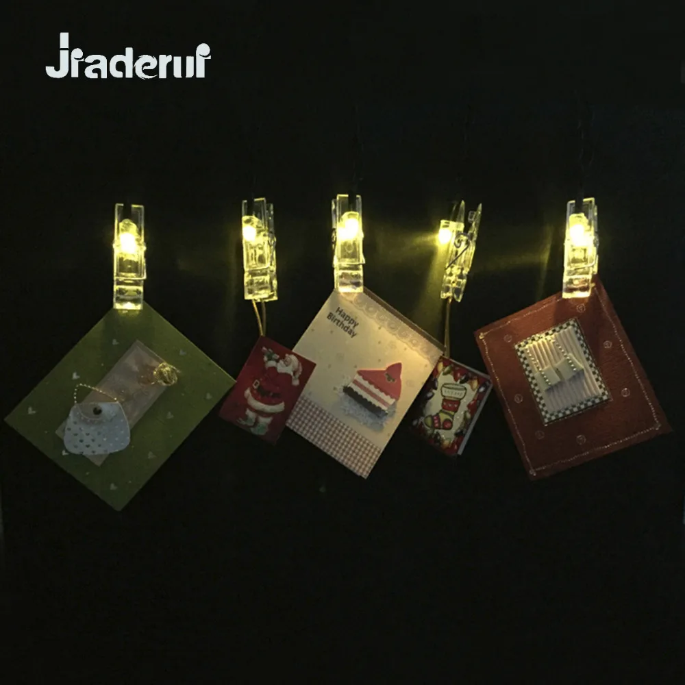 

Jiaderui Photo Clip Solar String Light 20LED 3 Modes Twinkle Light Christmas Starry Firefly Light Home Garden Wedding Party Deco