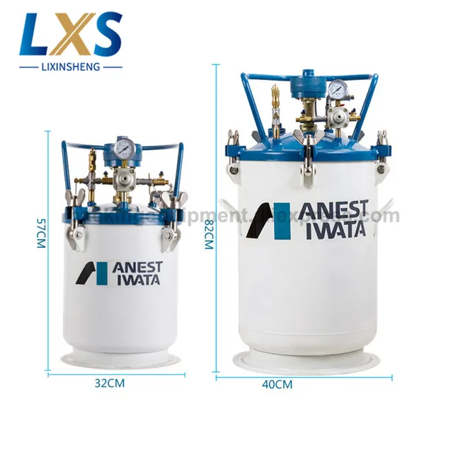 anest iwata iwata 10 20 40 60 liter paint mixing tank pressure tank manual automatic mixing pressure barrel