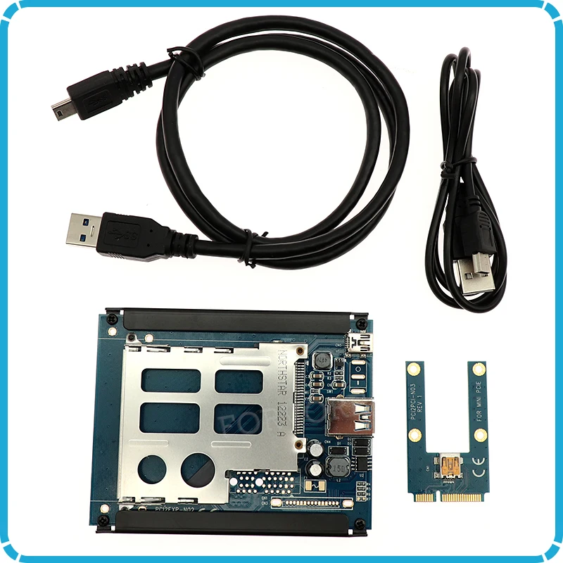 Мини-адаптер PCIe USB 2 0 для ExpressCard 54 / 34 slot PCI express Mini Card To Express Converter Reader | Компьютеры и