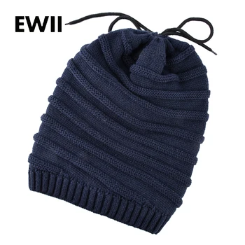 

Knitted beanie caps women skullies beanies for men ski mask balaclava winter cap men wool hats adult neck warmer hat gorro