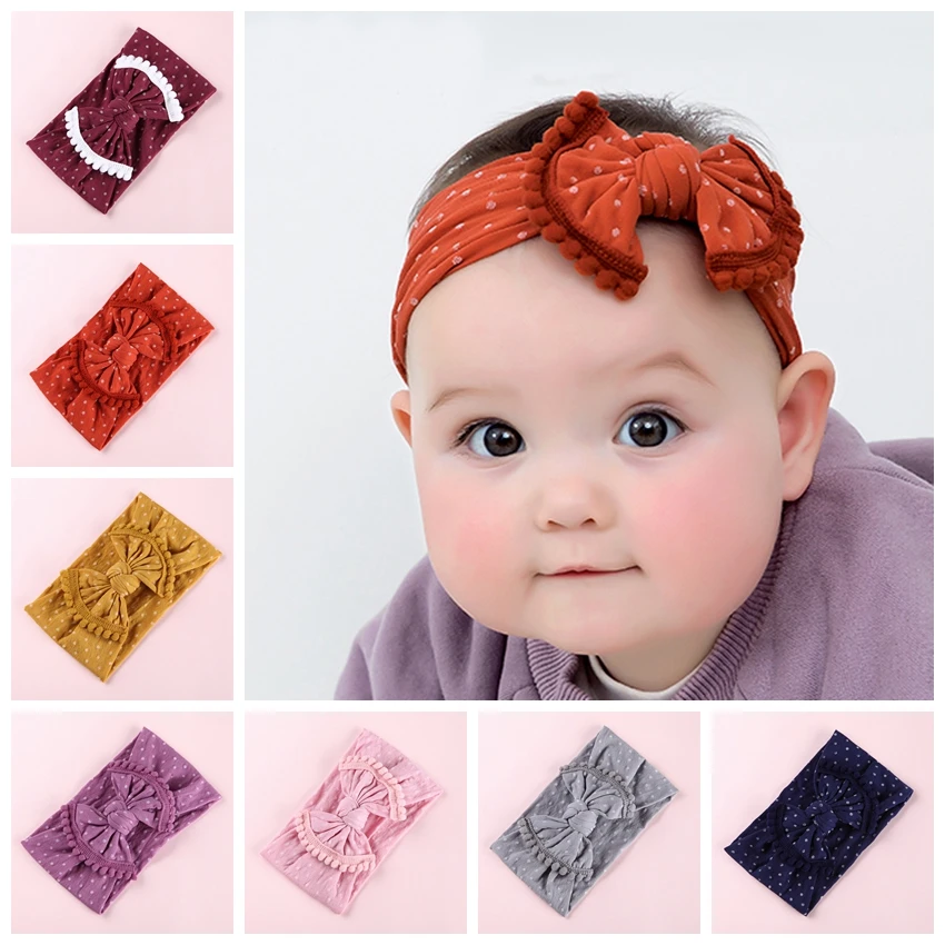 big bow nylon headband