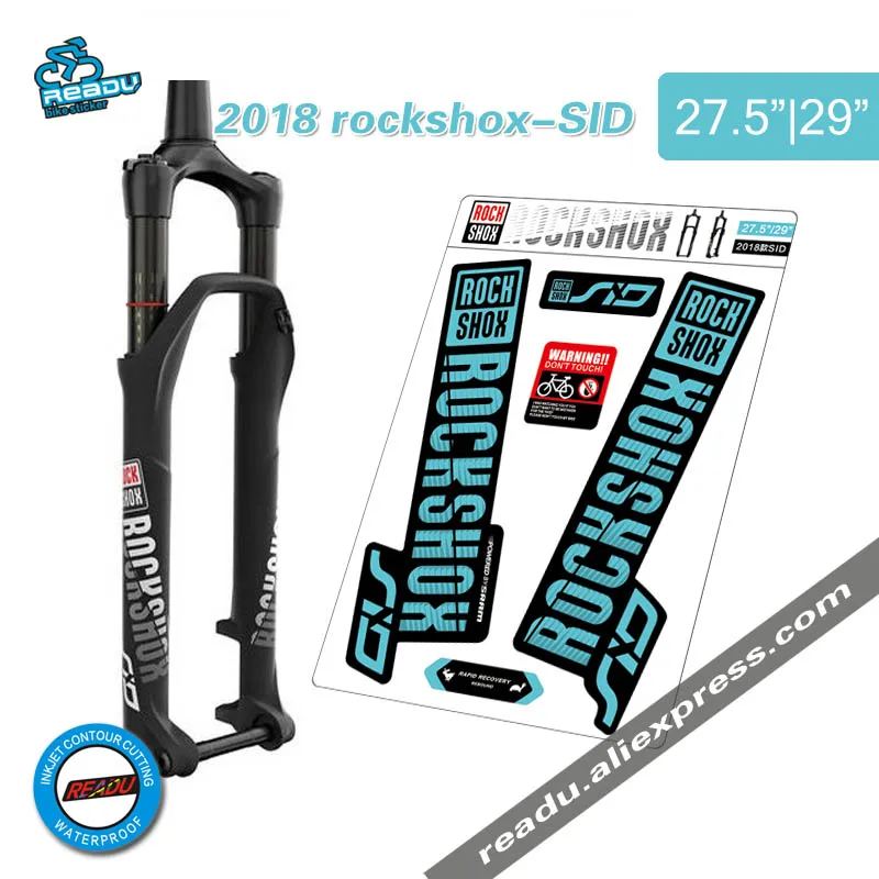 2018 rockshox SID наклейки на переднюю вилку для горного велосипеда передние вилке |
