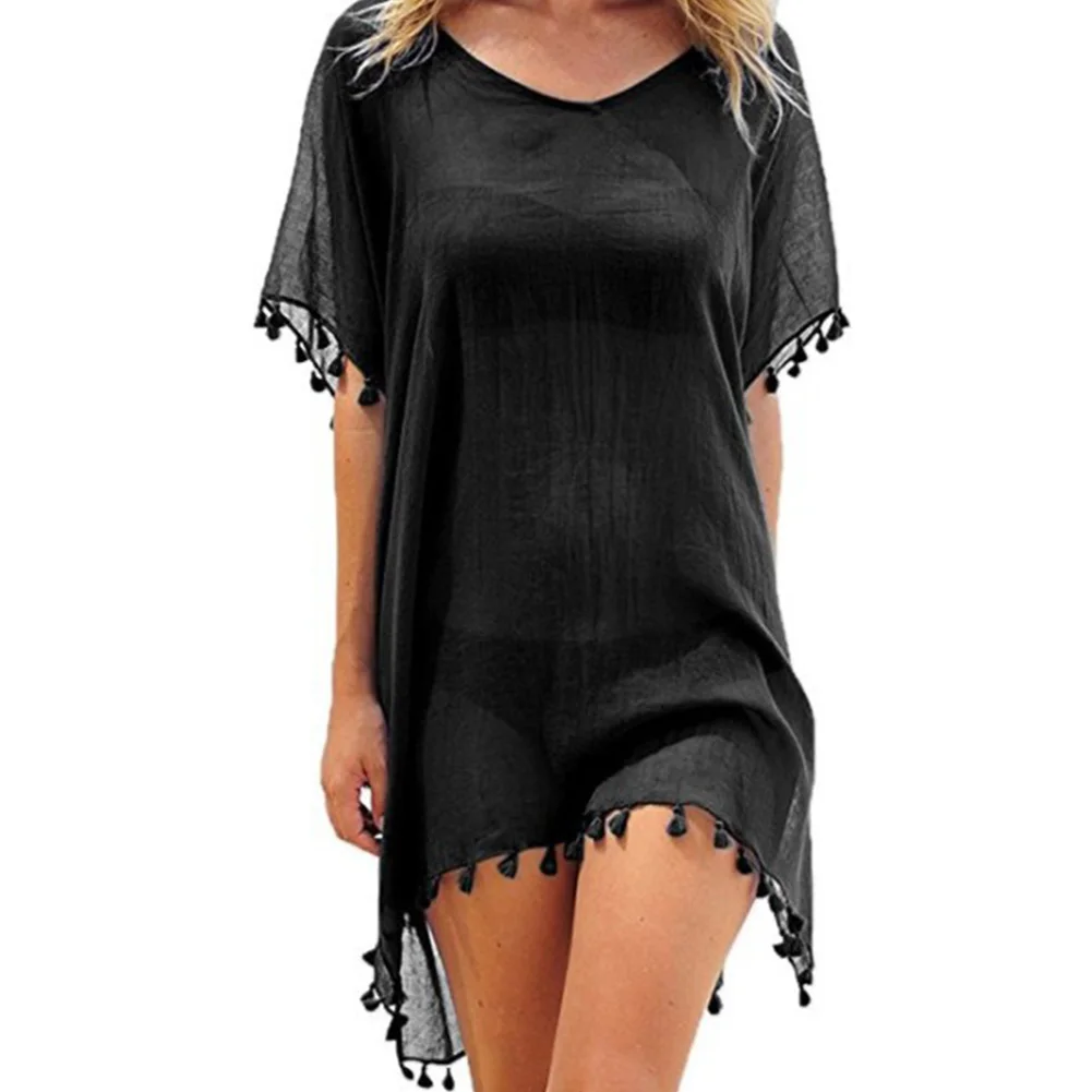 

Women Cover Up Beachwear Swimwear Tassel Fabala Holiday