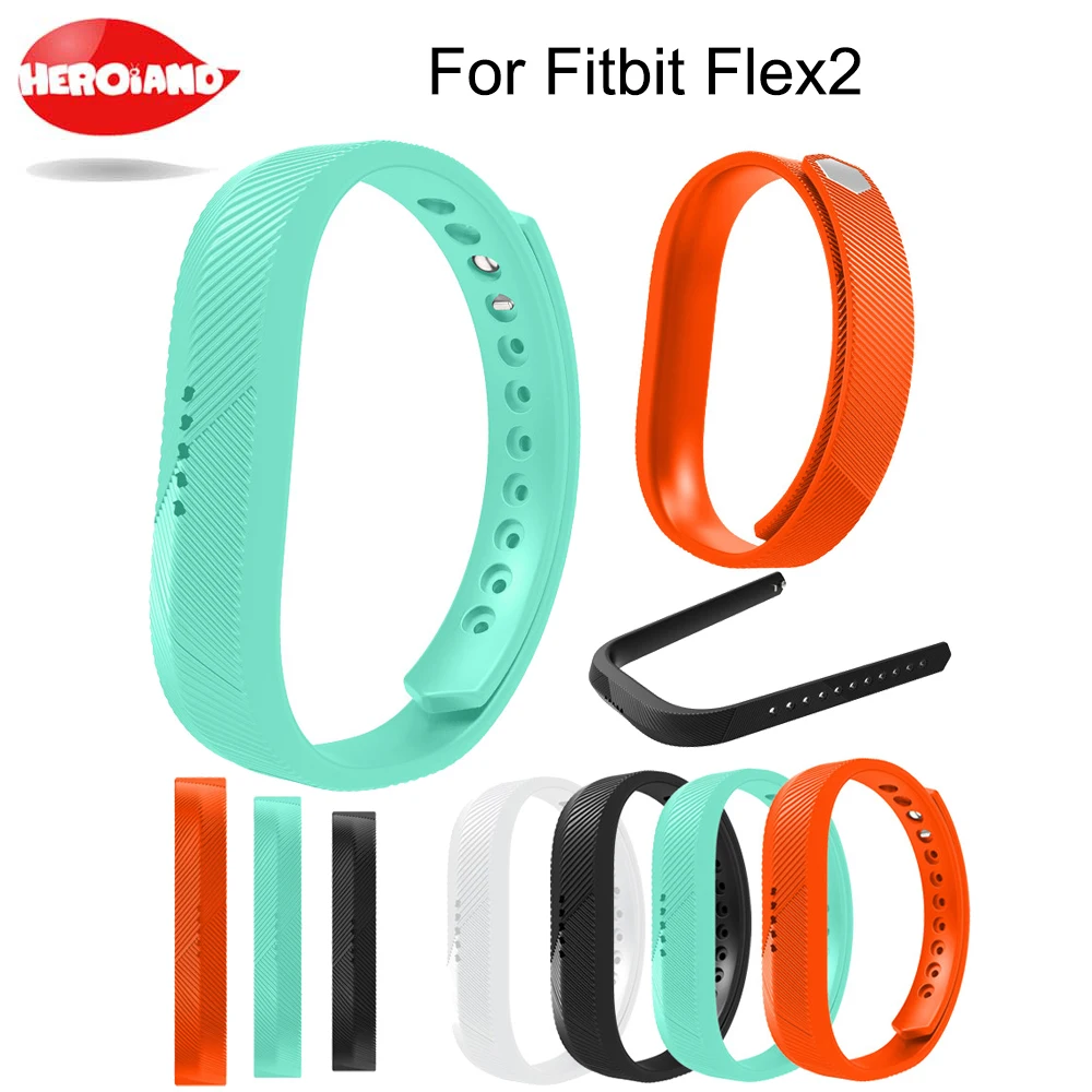 Сменный силиконовый ремешок для смарт часов Fitbit Flex 2 15 цветов|bracelet smart band|band wrist