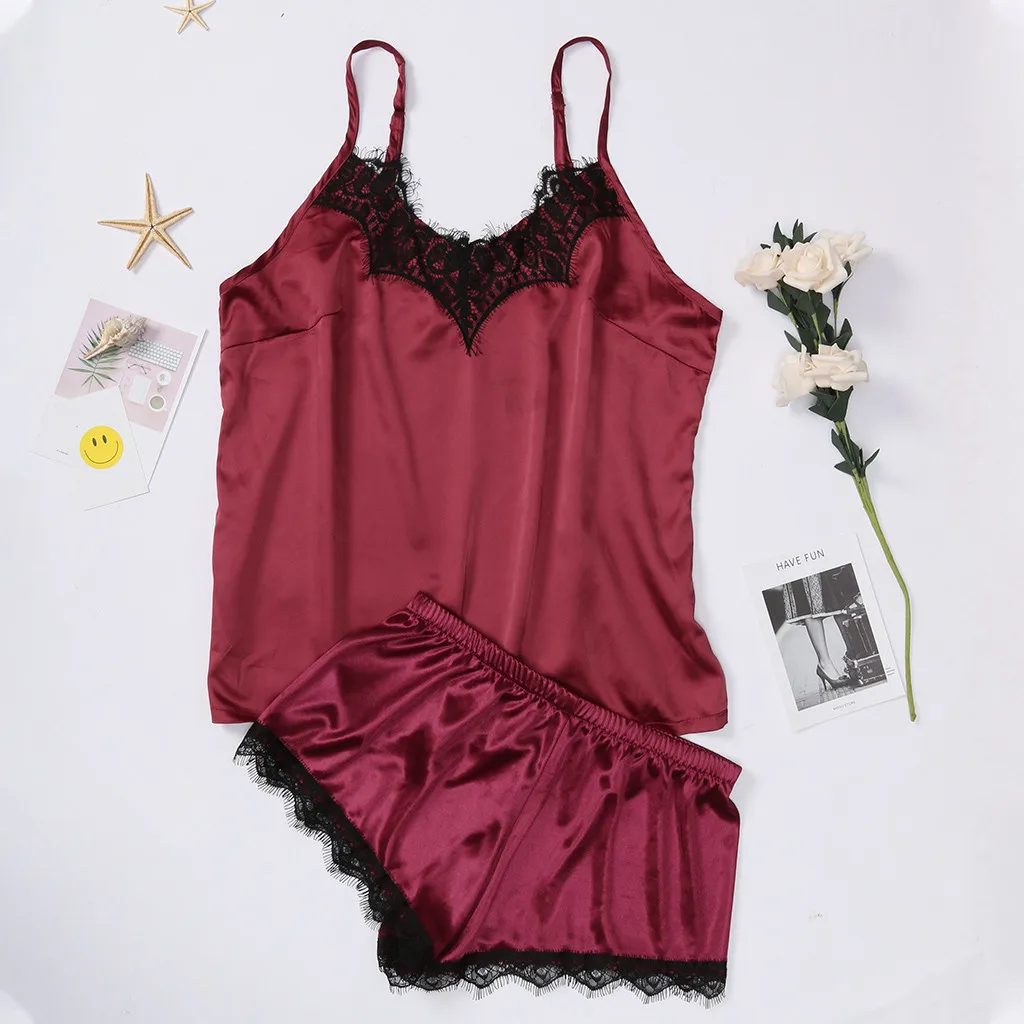 

Women Lace Sexy Passion Lingerie Babydoll Nightwear 2PC Set Babydoll Hot Erotic Costumes Hollow Out