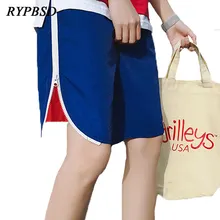 Новые летние модные корейские воздухопроницаемая комфортная обувь с боковой молнией в стиле «хип-хоп» шорты в уличном стиле Для мужчин с эластичной резинкой на талии шорты мужские 3XL