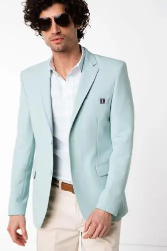 blazer homme vert
