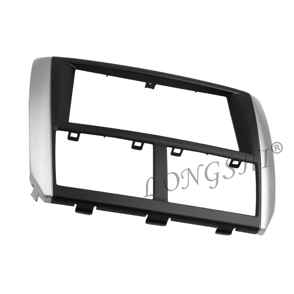 LONGSHI двойной дин стерео фасции место рамки для 2008-2013 Subaru Forester Impreza Dash CD DVD gps Surround панель Черный 2d