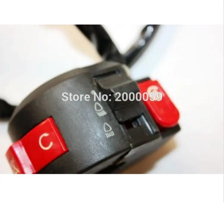 7 Wire Kill Start Light Switch Button Housing 110cc 125cc PIT Quad Dirt Bike ATV