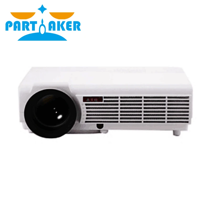 Partaker Metal LED Home Theater Mini PC Projector with 2G RAM 32G eMMC support Windows 10