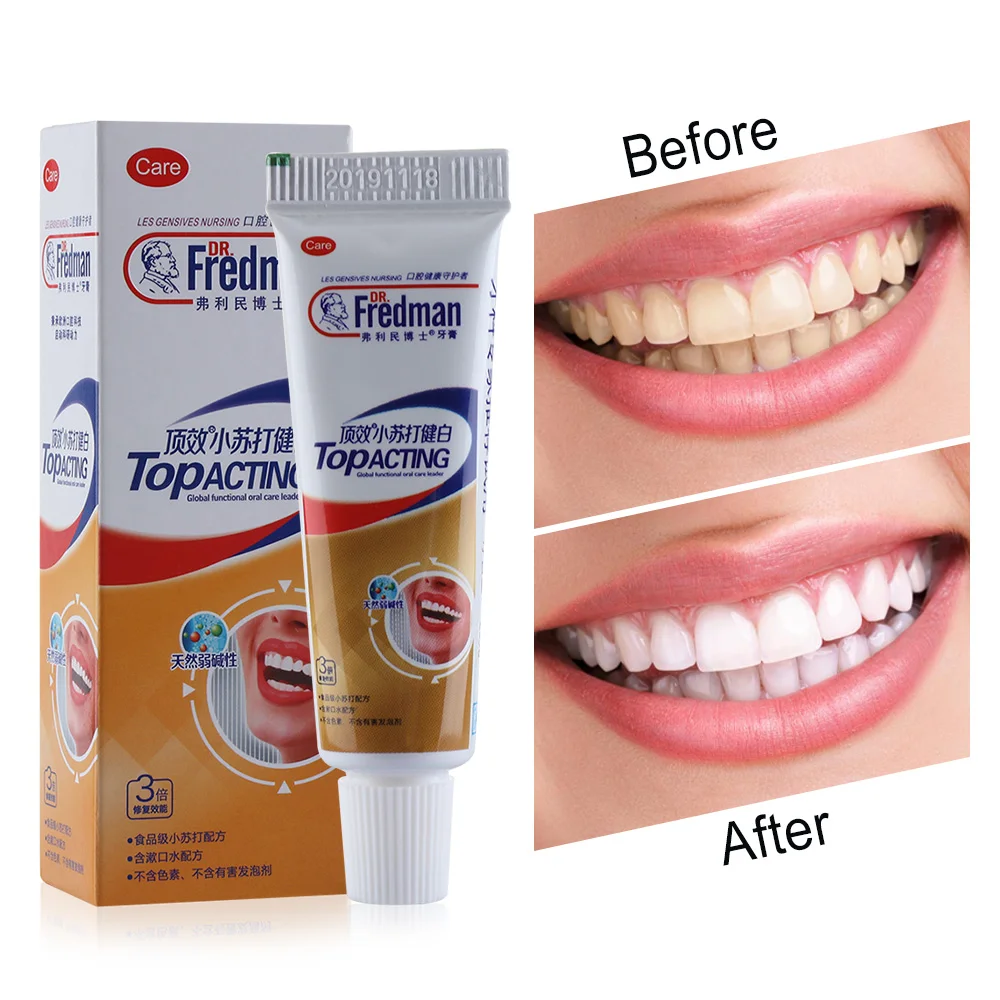 1pc 20g Baking Soda White Toothpaste Teeth Whitening Cleaning Hygiene