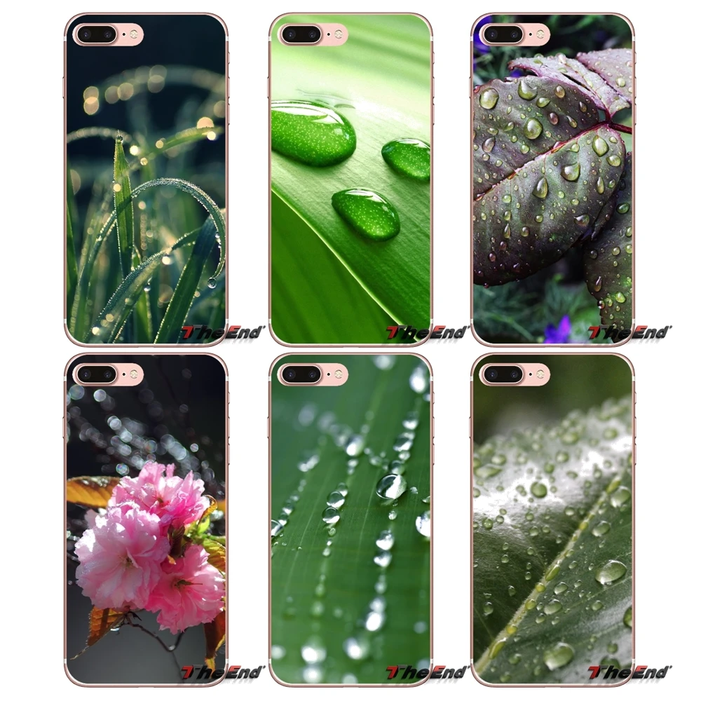 Для samsung Galaxy S2 S3 S4 S5 мини S6 S7 край S8 S9 плюс Примечание 2 3 4 5 8 coque Fundas макро влаги воды