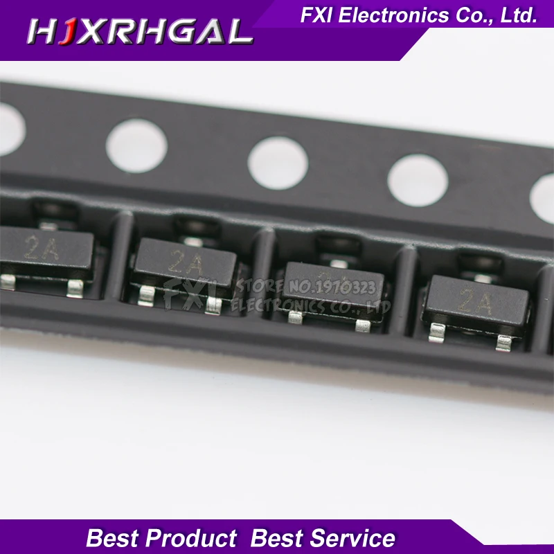 100 шт. MMBT3906 2A MMBT3906LT1G 3906 2N3906 200mA 40V СОТ 23 SOT23 3 PNP SMD Triod новый оригинальный