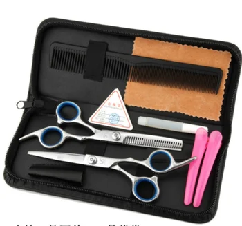 

6 inches Salon Cutting Tools Barber Shop Hairdressing Scissors Styling Tools Professional Hairdressing Scissors Set / 50sets