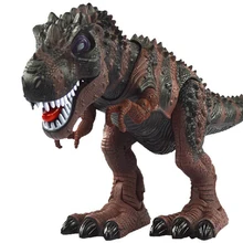 1 шт. электрическая игрушка большого размера шагающий динозавр робот со светом Звук тираннозавр рекс детская игрушка для детей тамагочи