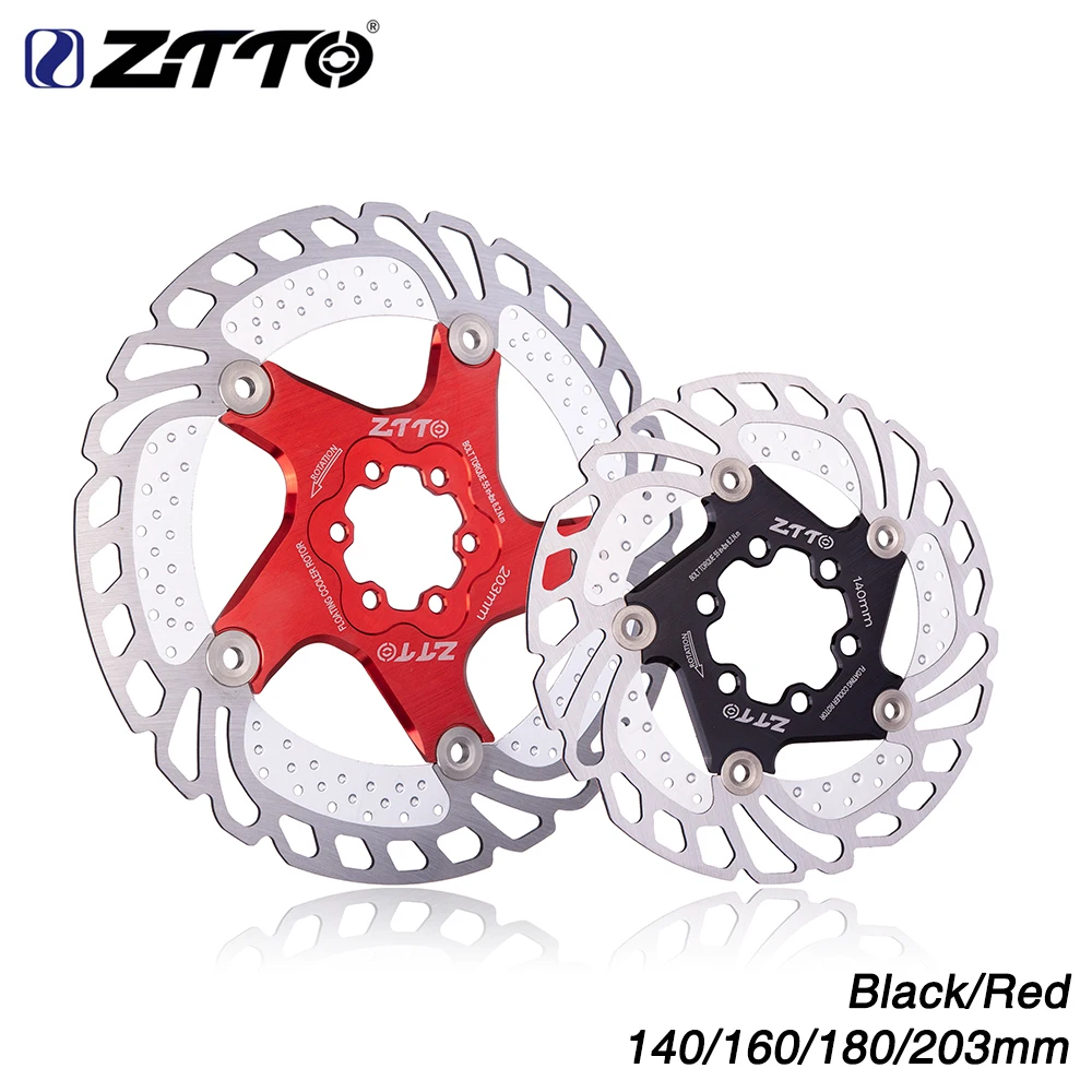 ZTTO MTB Road Bike Brake Floating Rotor 7075 AL Stainless Steel Disc 180/160mm 