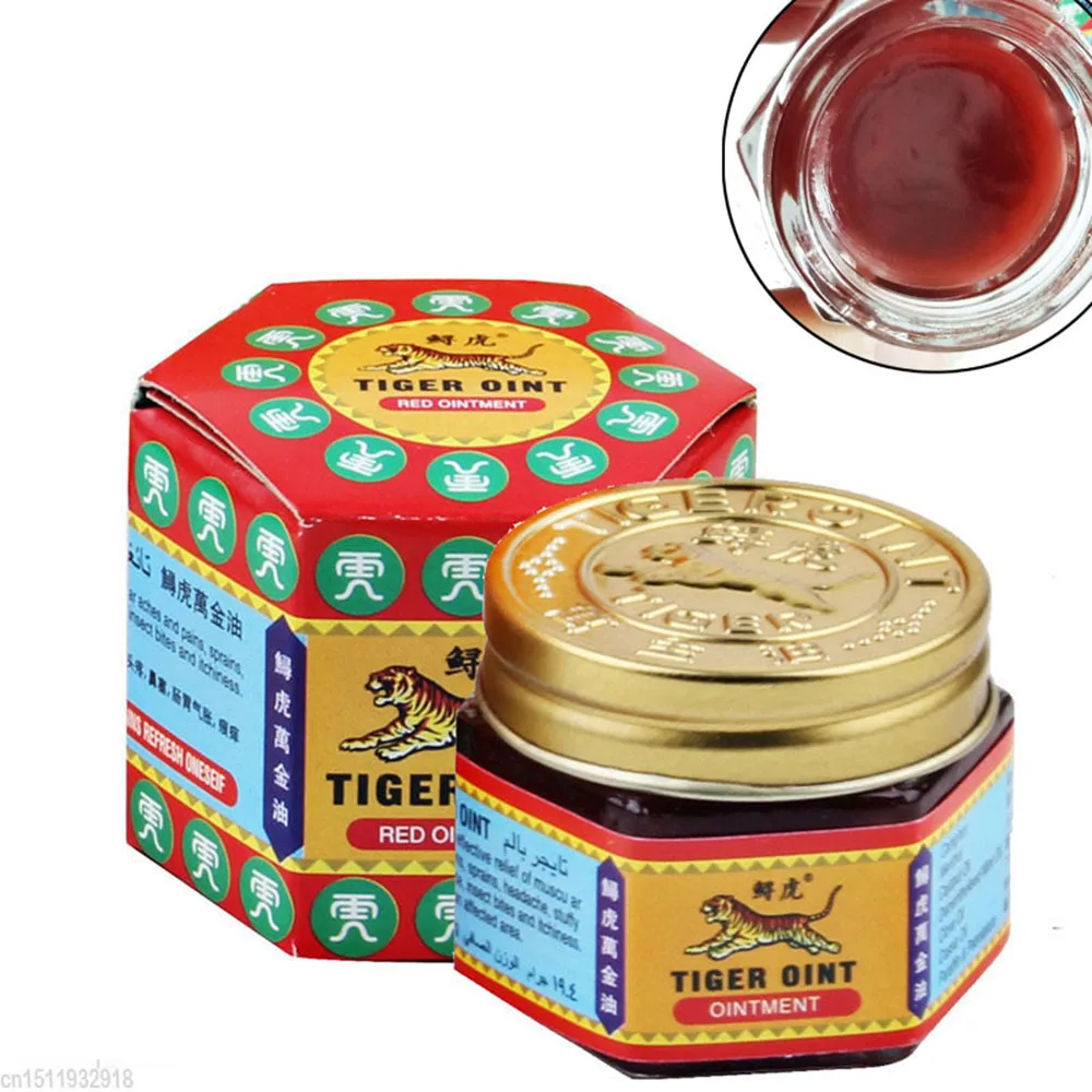 100 Original Red Tiger Balm Ointment Pain Killer Ointment Muscle Pain Relief Ointment Soothe