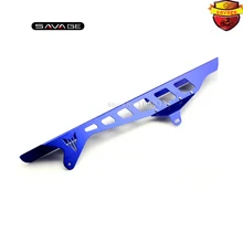 

For YAMAHA YZF R25/R3 YZF-R3 YZF-R25 Motorcycle Accessories CNC Aluminum Chain Guard Protector Cover Blue