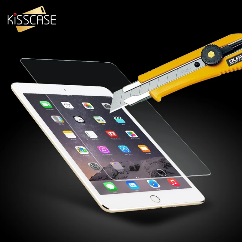 KISSCASE ультра тонкий Экран протектор для iPad mini 1 2 3 Экран Стекло пленка для iPad mini 4 анти- scratch закаленное Стекло протектор