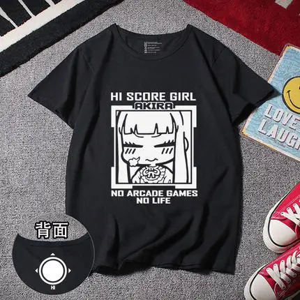 Футболка для девочек в стиле аниме «высокий балл»; футболка для косплея «Yaguchi Haruo Oono Akira»; Футболки унисекс в стиле аниме - Цвет: 04