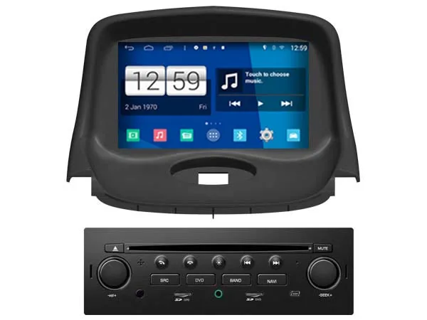 S160 4 ядра Android 4.4.4 автомобильная аудиосистема для Peugeot 206 dvd-плеер головное