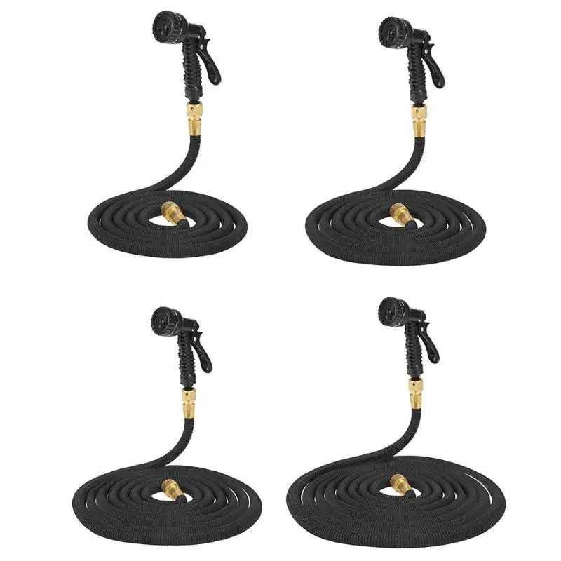 

Expandable Magic Flexible Garden Hose Car Washing Sprayer Watering Gun Kits Portable Adjustable High Pressure Gun Garden Sprayer