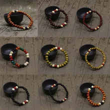 Mens Womens Chakra Healing Reiki Prayer Lava Stone Buddha Bead Bracelet Lots Style